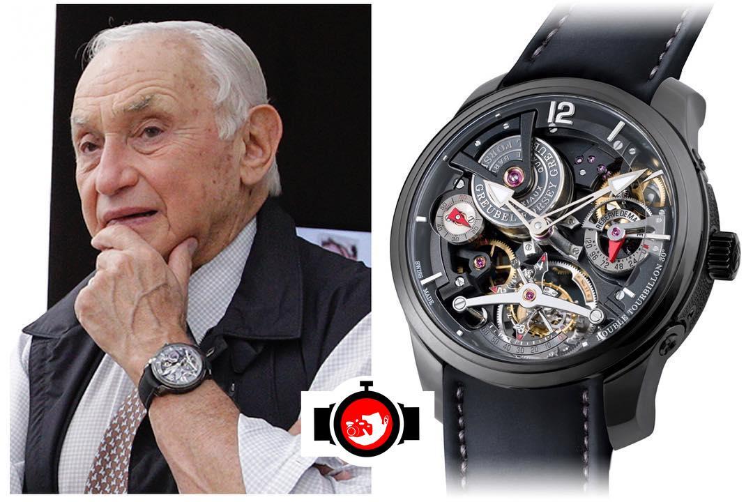 business man Leslie Wexner spotted wearing a Greubel Forsey 