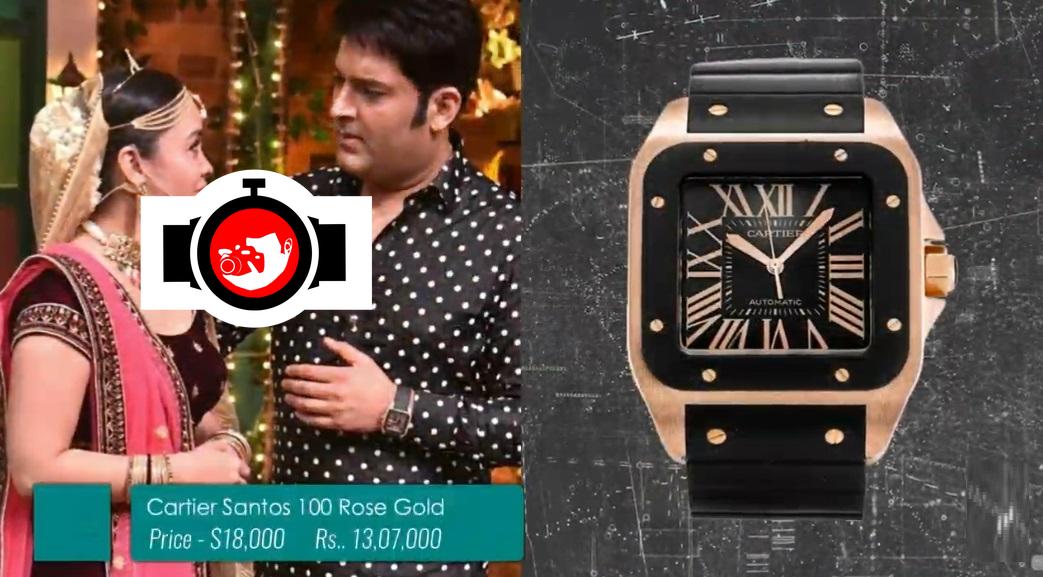 television presenter Kapil Sharma spotted wearing a Cartier 