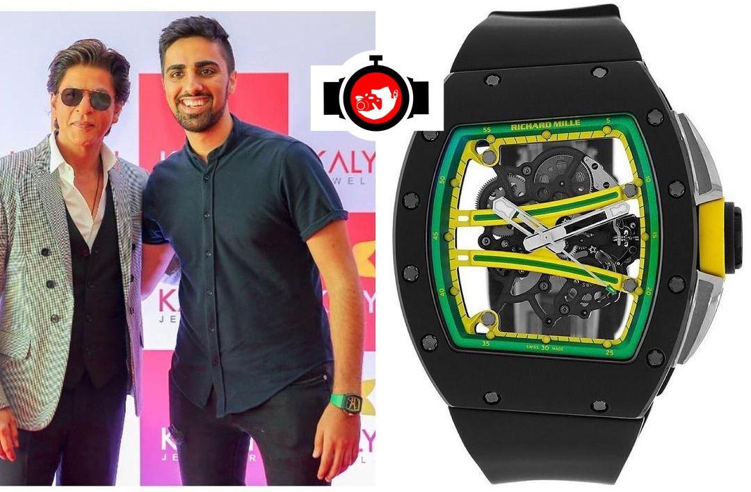 youtuber MoVlogs spotted wearing a Richard Mille RM61-01