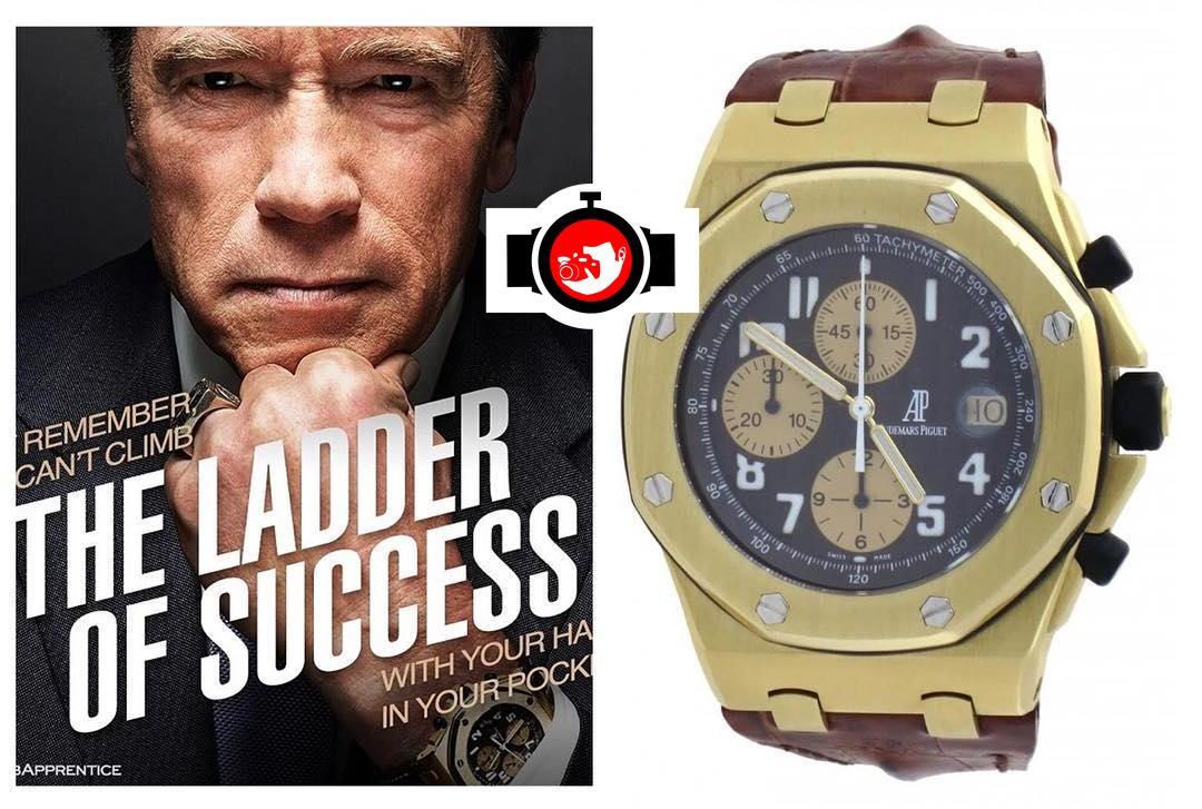 Arnold Schwarzenegger's 18KT Yellow Gold Audemars Piguet Royal Oak Offshore Watch