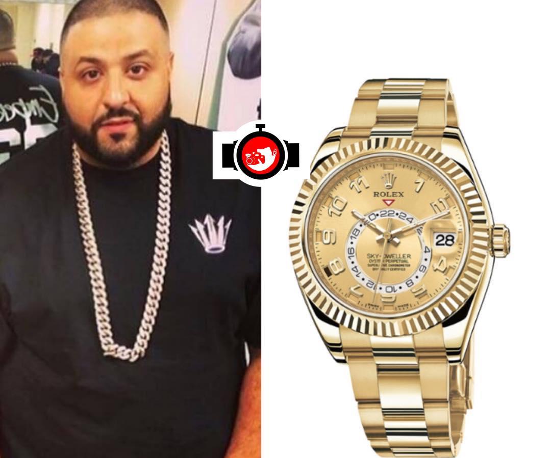 DJ Khaled's High-Flying Rolex Sky Dweller in 18KT Gold