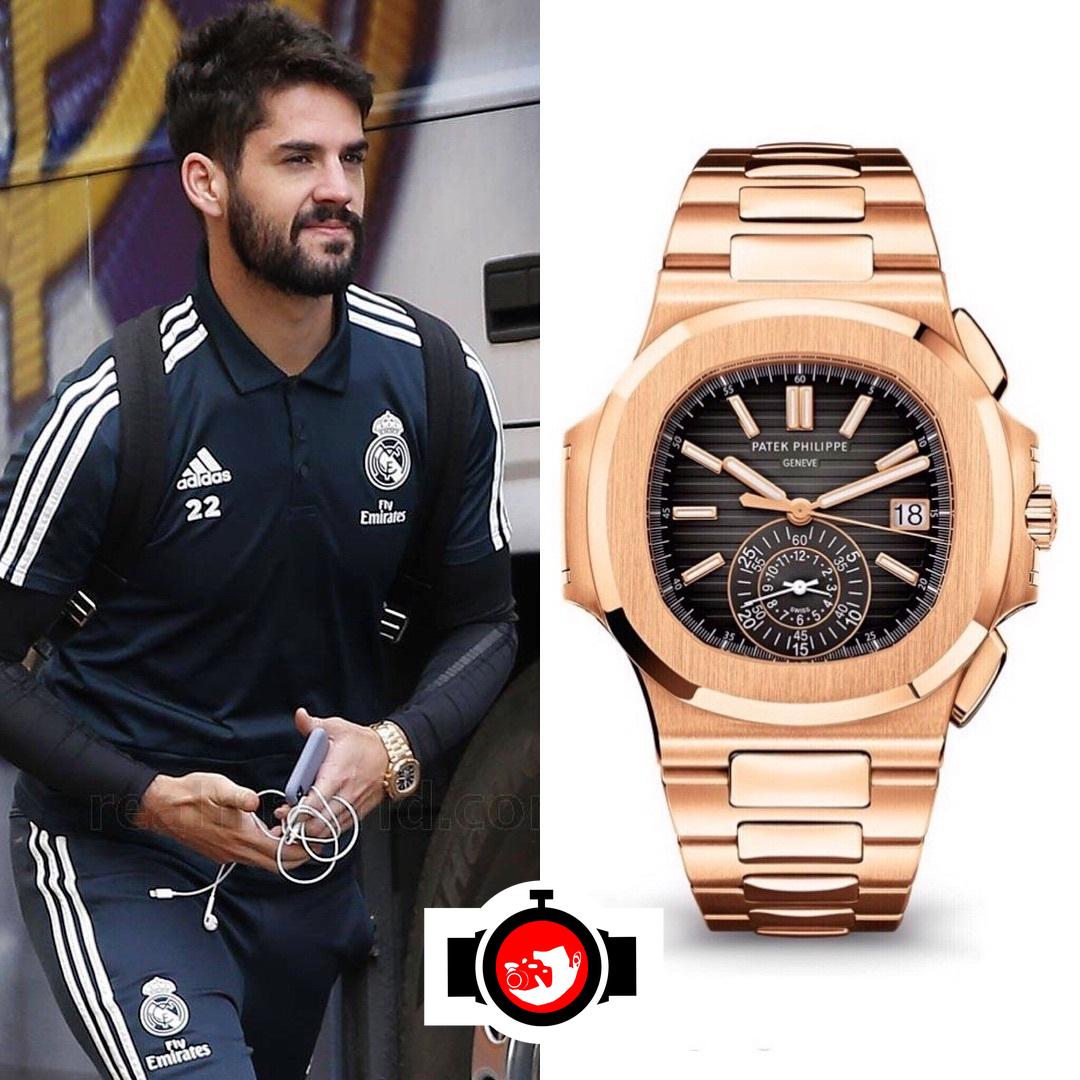 footballer Isco spotted wearing a Patek Philippe 5980/1R