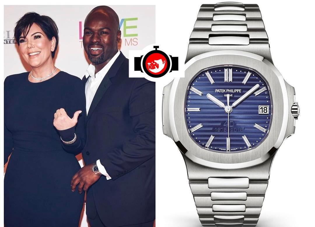 influencer Corey Gamble spotted wearing a Patek Philippe 5711/1P