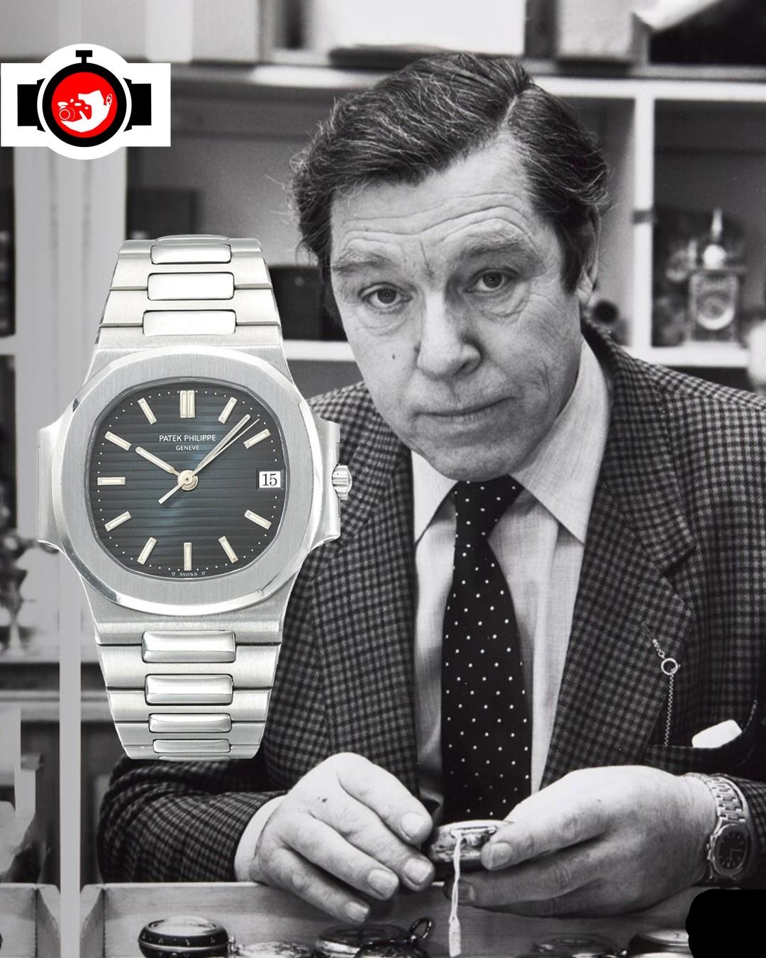 watchmaker George Daniels spotted wearing a Patek Philippe 3800