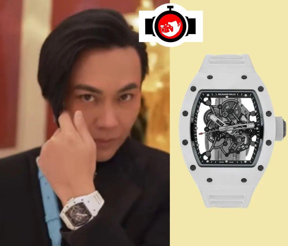actor RS Francisco spotted wearing a Richard Mille RM55