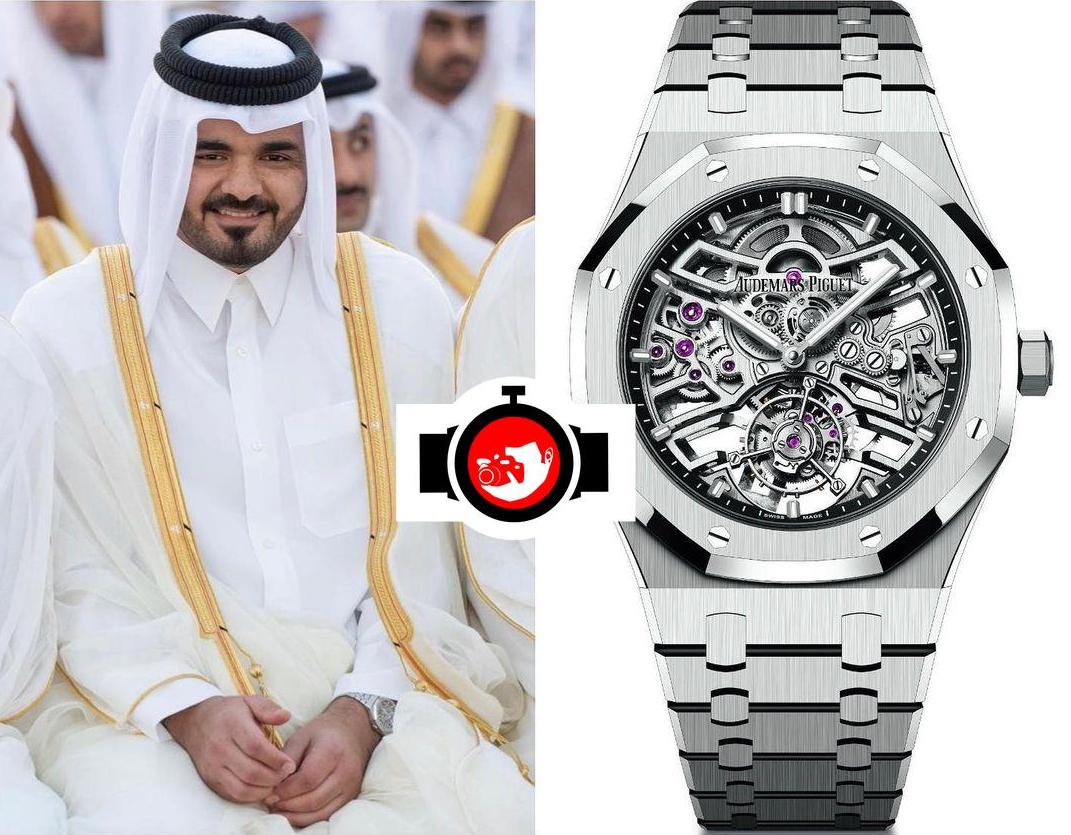 royal Joaan Bin Hamad Al Thani spotted wearing a Audemars Piguet 26735ST
