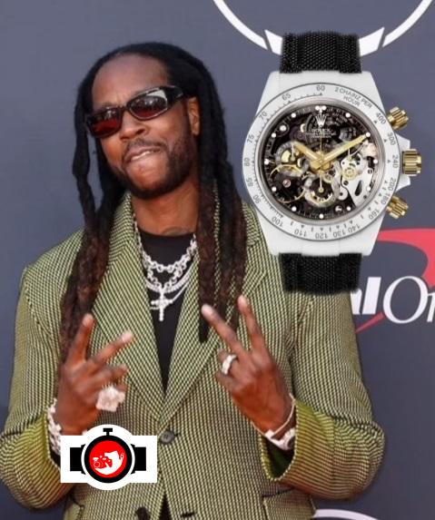 rapper 2 Chainz spotted wearing a Rolex 