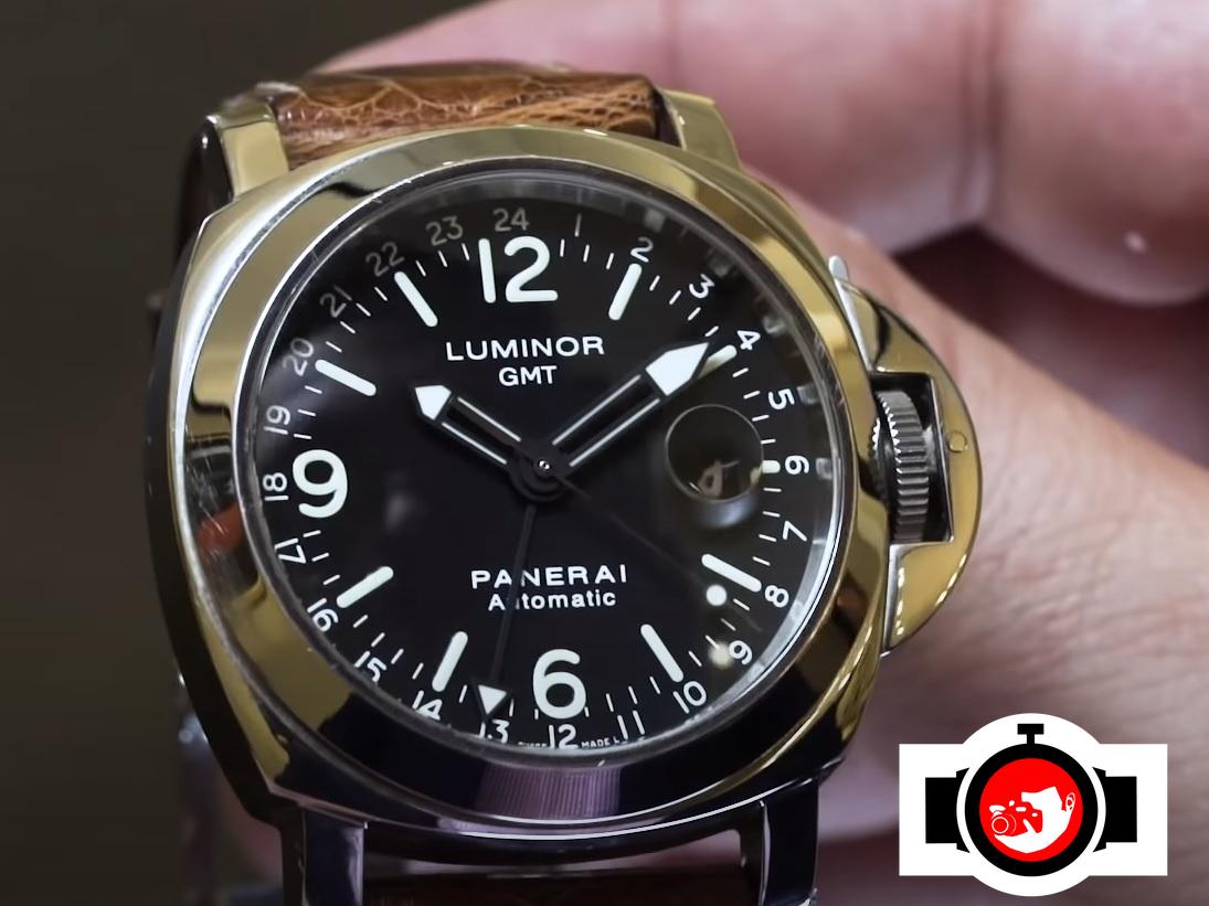actor Russell Crowe spotted wearing a Panerai 