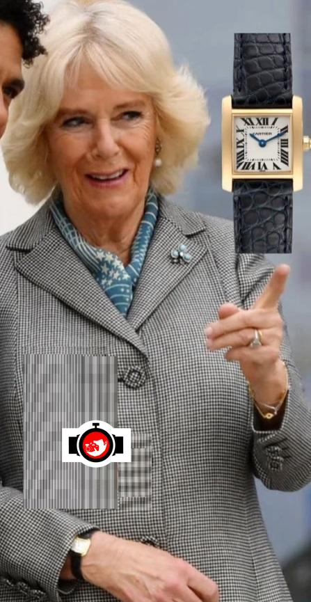 royal Camilla Shand spotted wearing a Cartier 