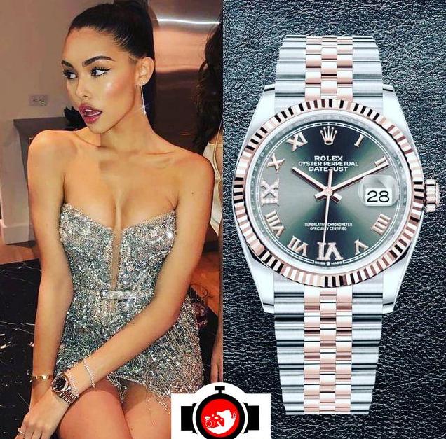 singer Madison Beer spotted wearing a Rolex 
