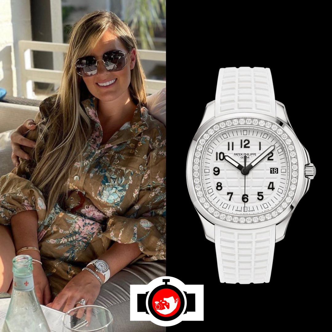 influencer Dee Devlin spotted wearing a Patek Philippe 5267/200A