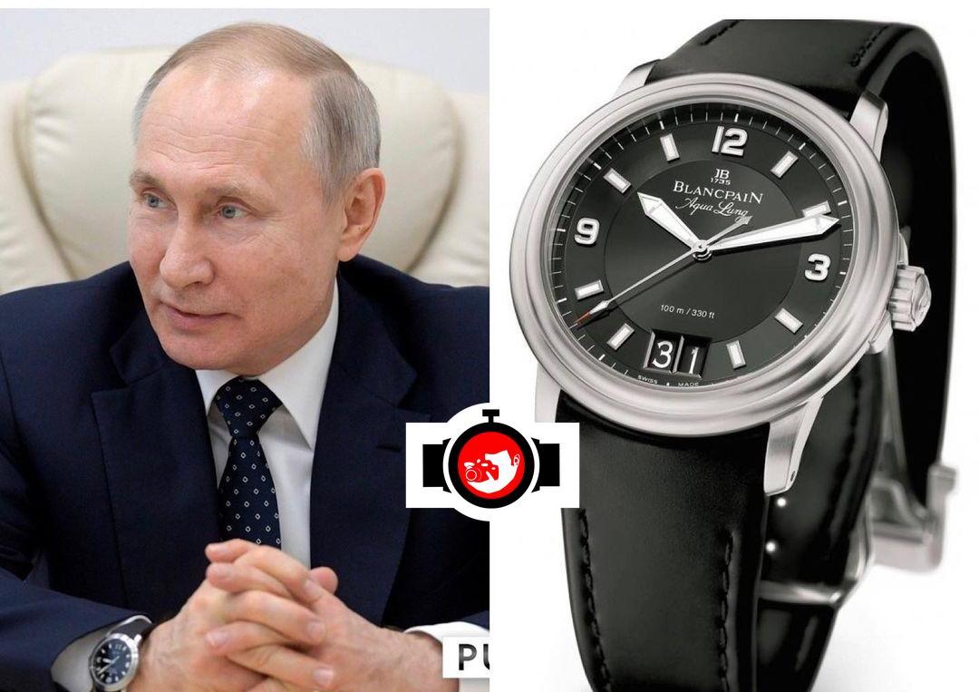 politician Vladimir Putin spotted wearing a Blancpain 2850B1130A64B