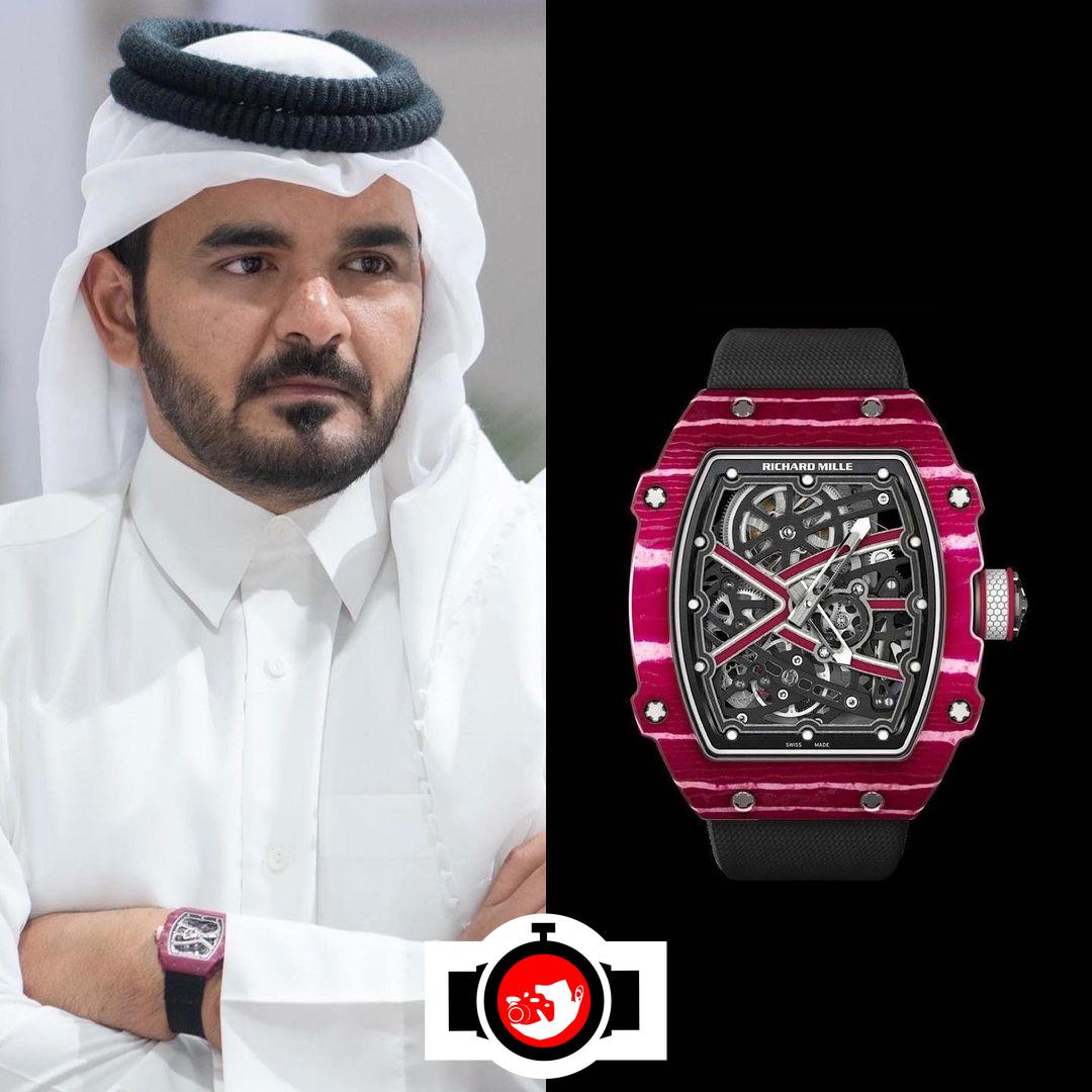 royal Joaan Bin Hamad Al Thani spotted wearing a Richard Mille RM 67-02
