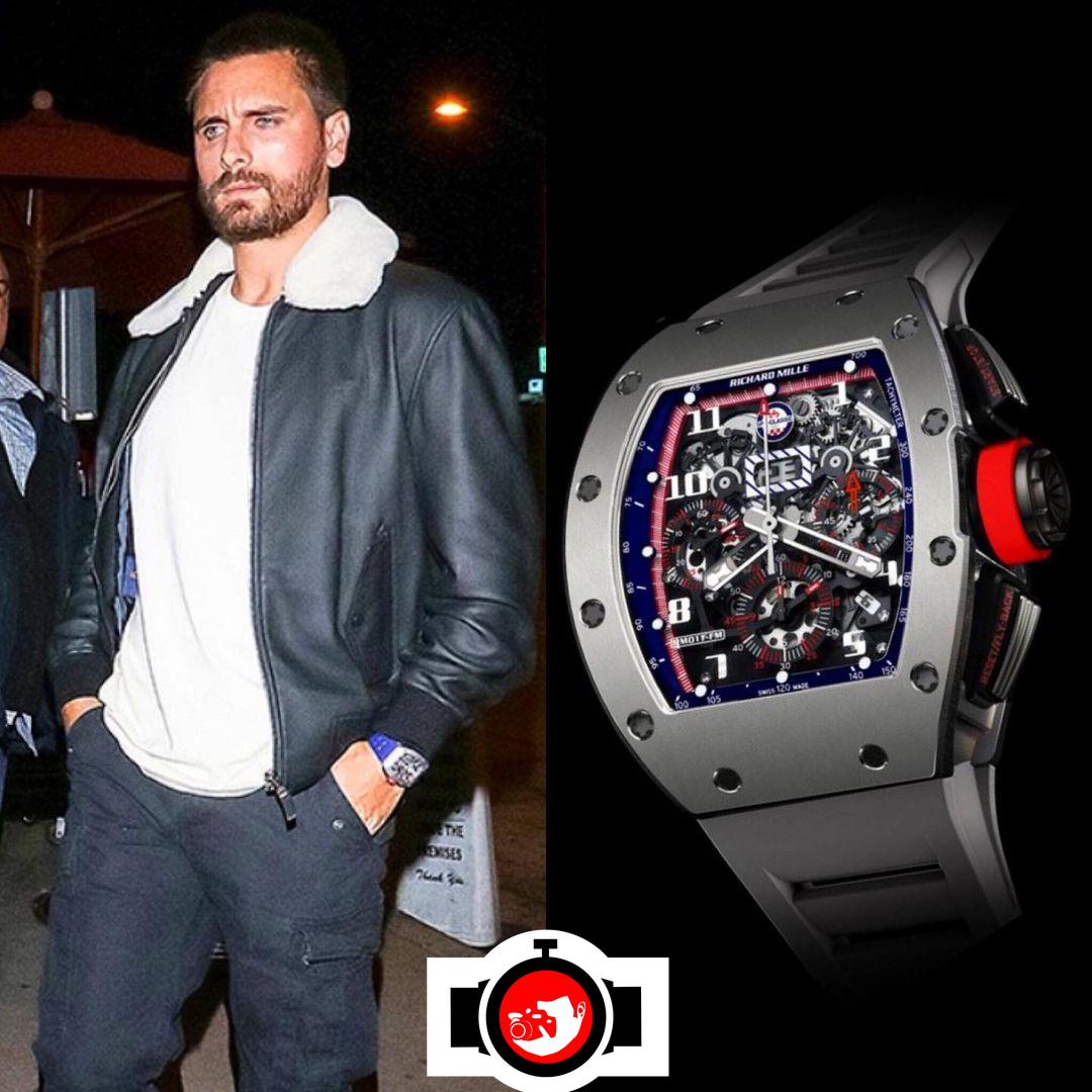 actor Lord Scott Disick spotted wearing a Richard Mille RM11