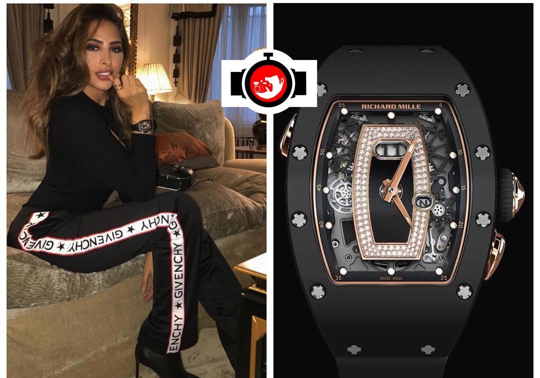 influencer Fouz Alfahad spotted wearing a Richard Mille RM37