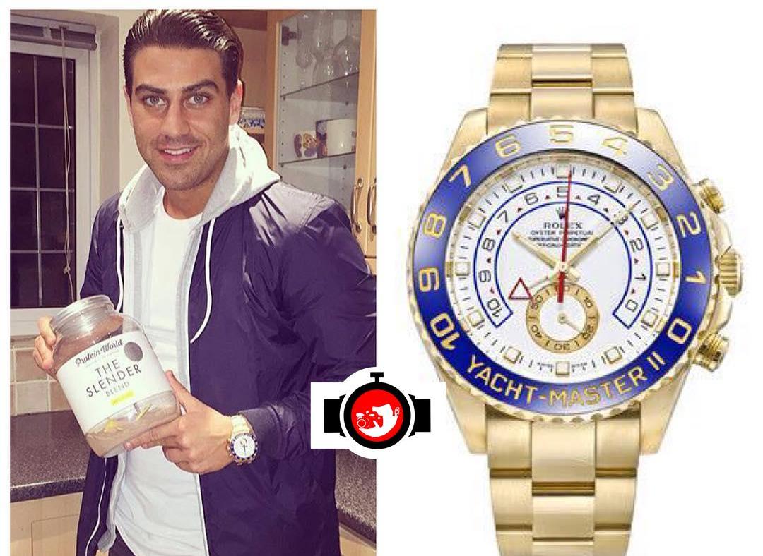 actor Jonathan Clark spotted wearing a Rolex 