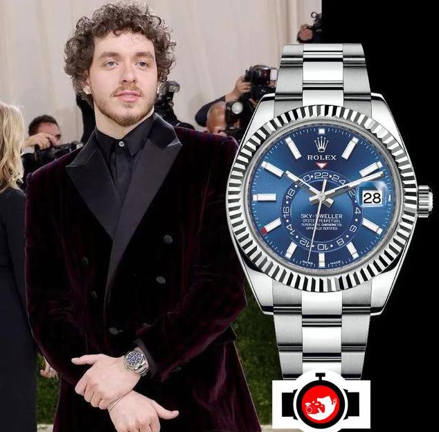 rapper Jack Harlow spotted wearing a Rolex 