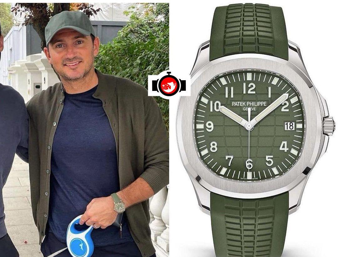 football manager Frank Lampard spotted wearing a Patek Philippe 5168G