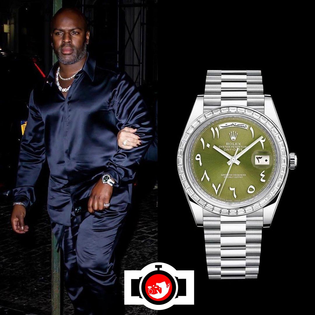 influencer Corey Gamble spotted wearing a Rolex 