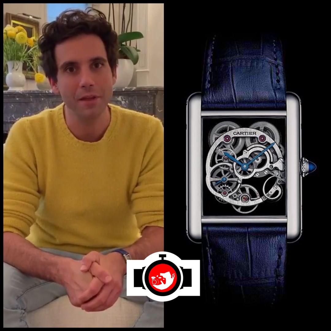 singer Mika spotted wearing a Cartier W5310012