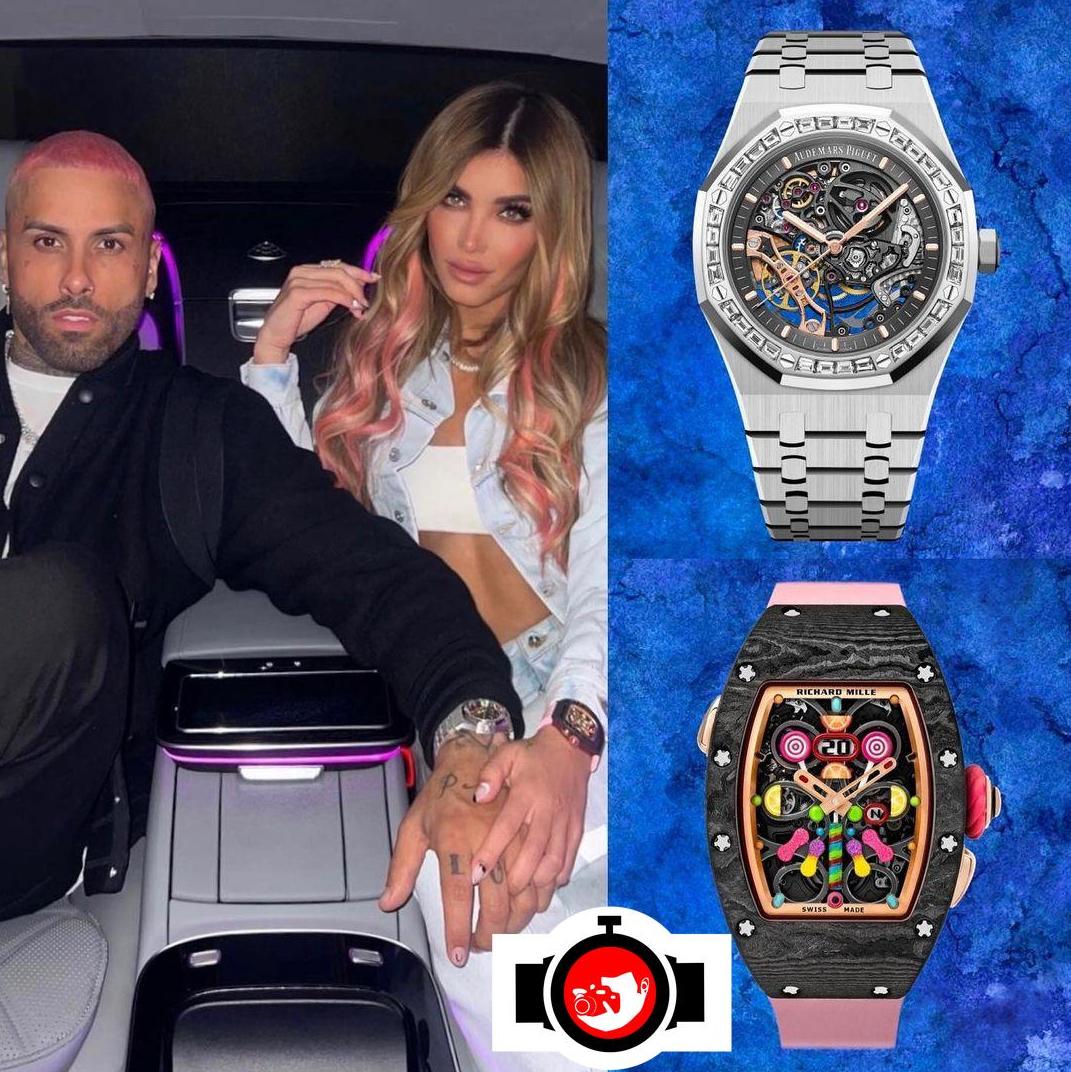 Aleska Genesis Adds a Sweet Touch to his Watch Collection with the Limited Edition Richard Mille RM 37-01 Automatic 'Cerise' from the BonBon Collection