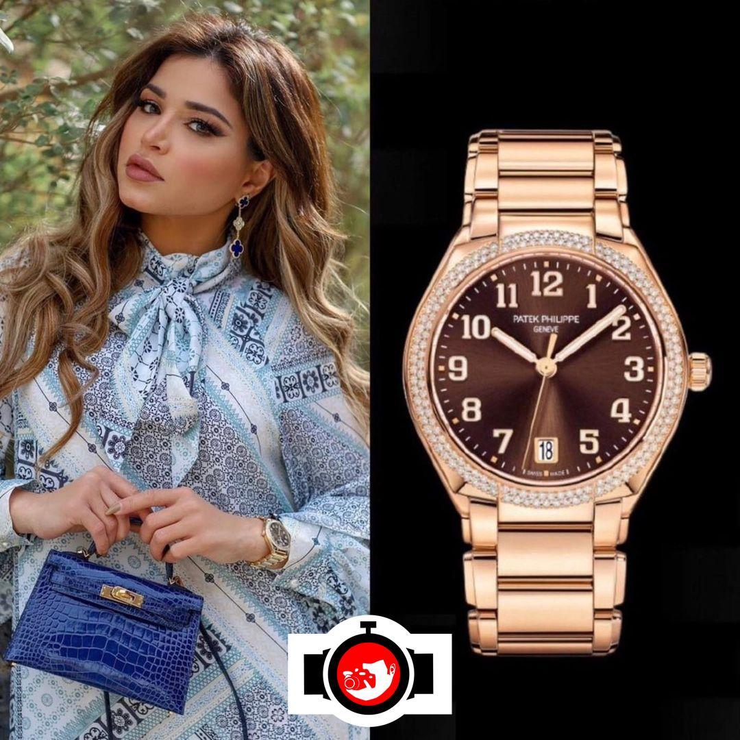 influencer Noha Nabil spotted wearing a Patek Philippe 