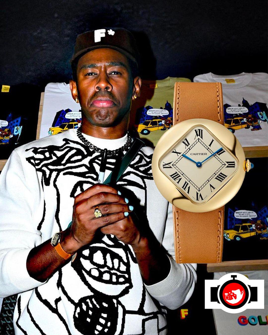 rapper Tyler the Creator spotted wearing a Cartier 