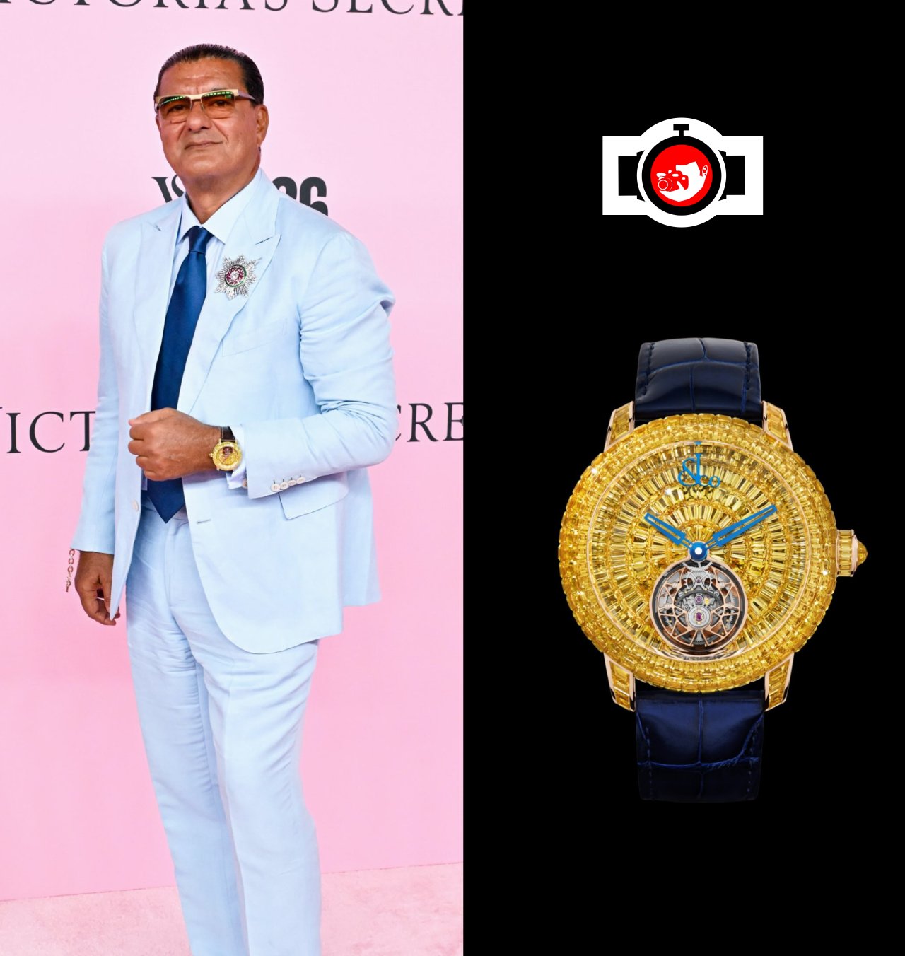 entrepreneur Jacob Arabo spotted wearing a Jacob & Co.