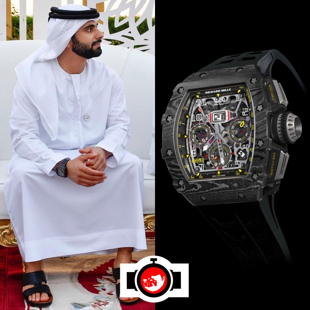 royal Mansoor Bin Mohammed Almaktoum spotted wearing a Richard Mille RM11-03