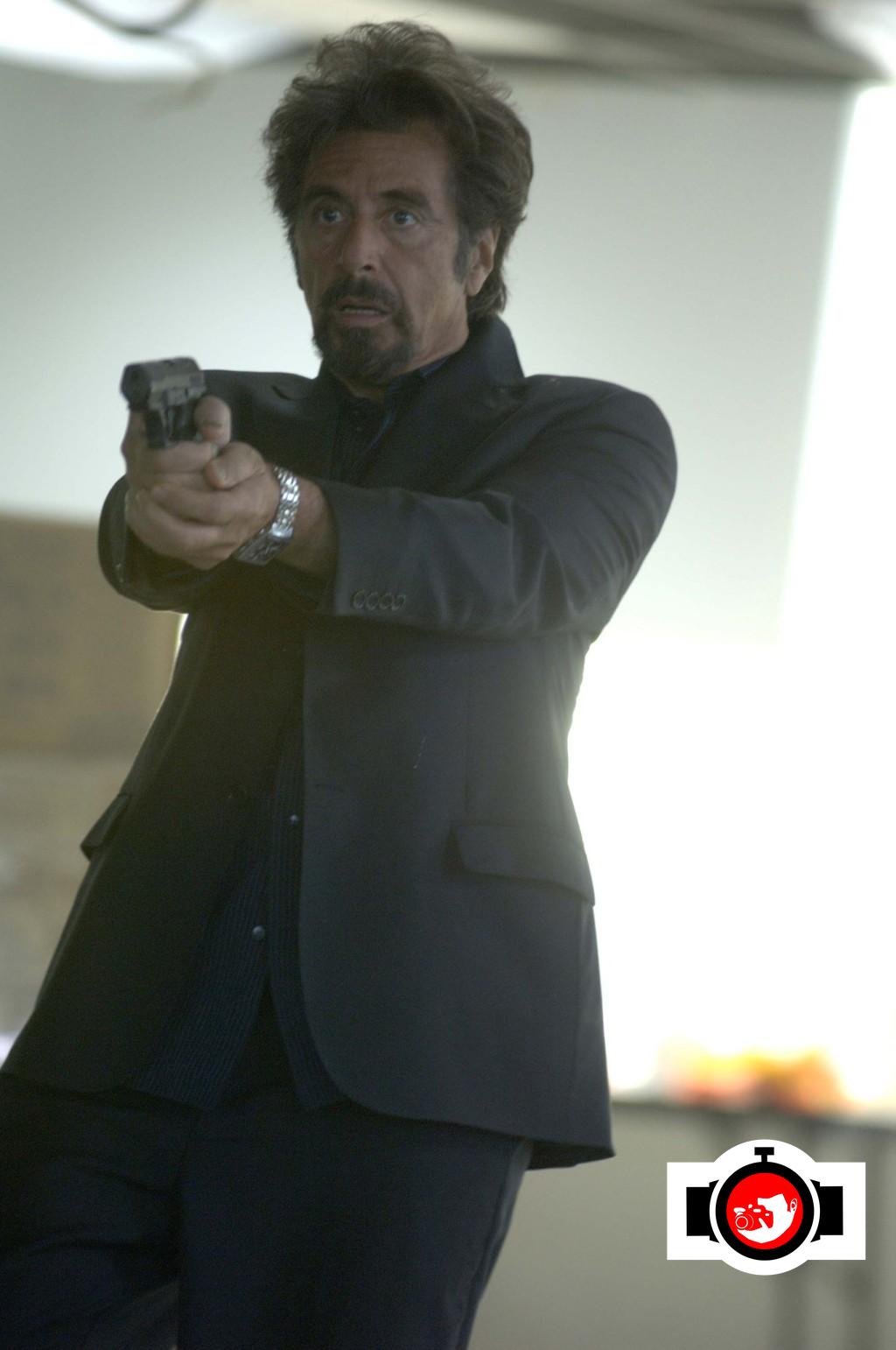 actor Al Pacino spotted wearing a Tag Heuer 