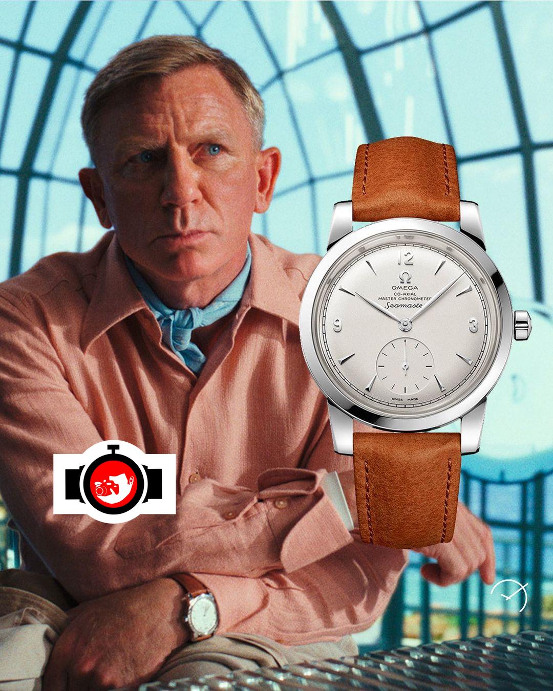 actor Daniel Craig spotted wearing a Omega 511.12.38.20.02.001