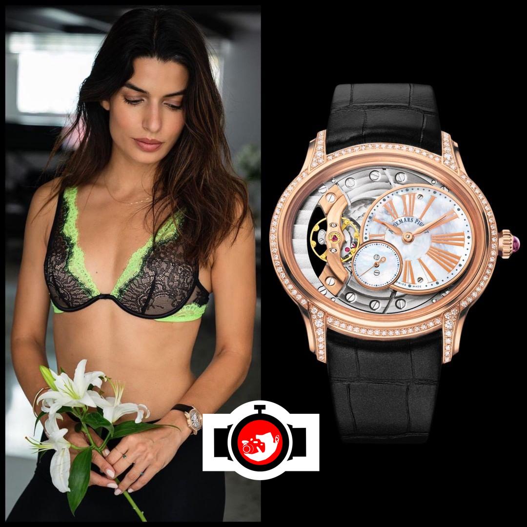 actor Tonia Sotiropoulou spotted wearing a Audemars Piguet 77247OR