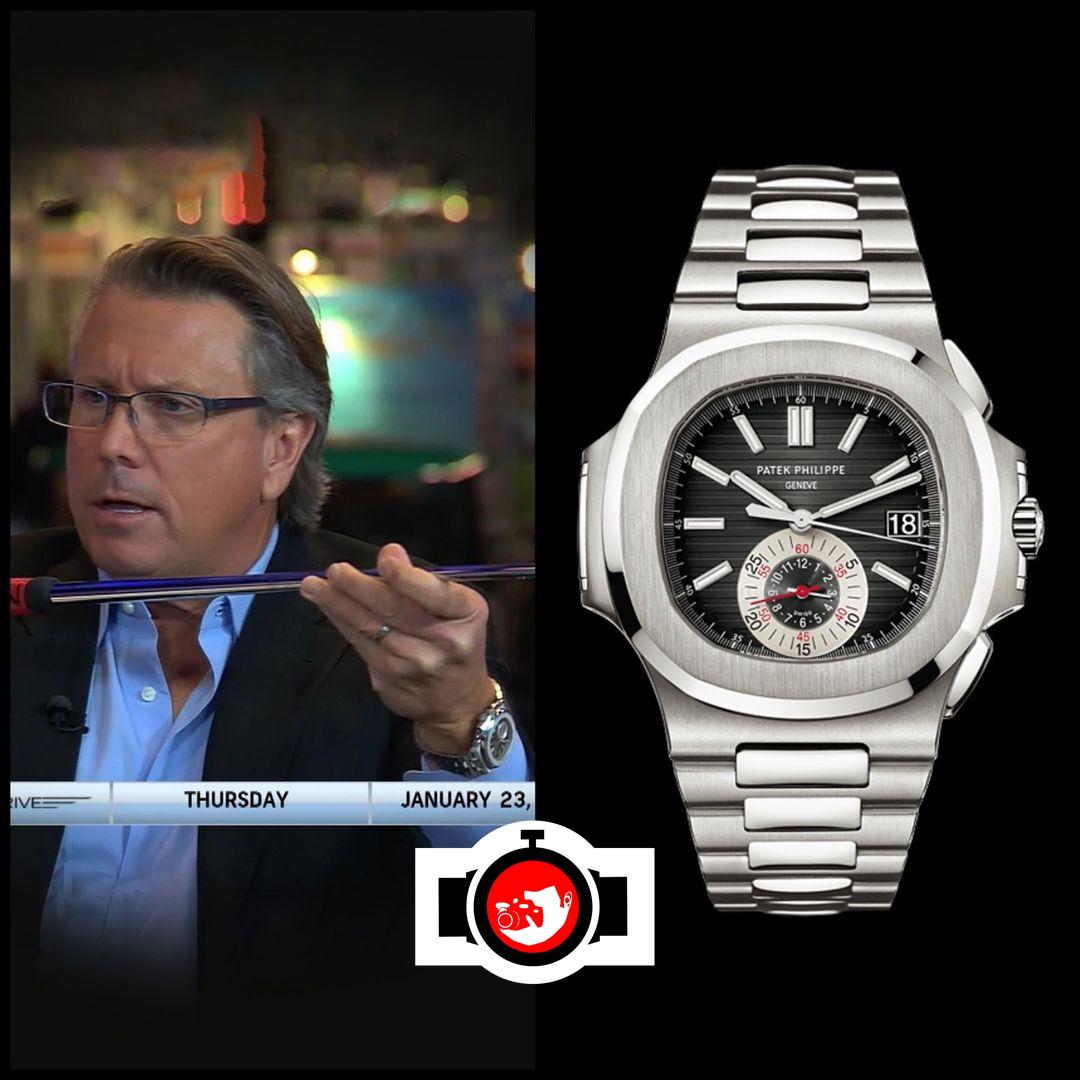 golfer Don Scotty Cameron spotted wearing a Patek Philippe 5980/1A-014