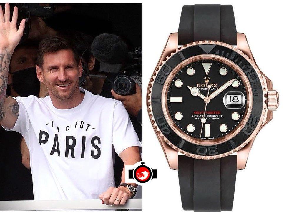 footballer Lionel Messi spotted wearing a Rolex 126655