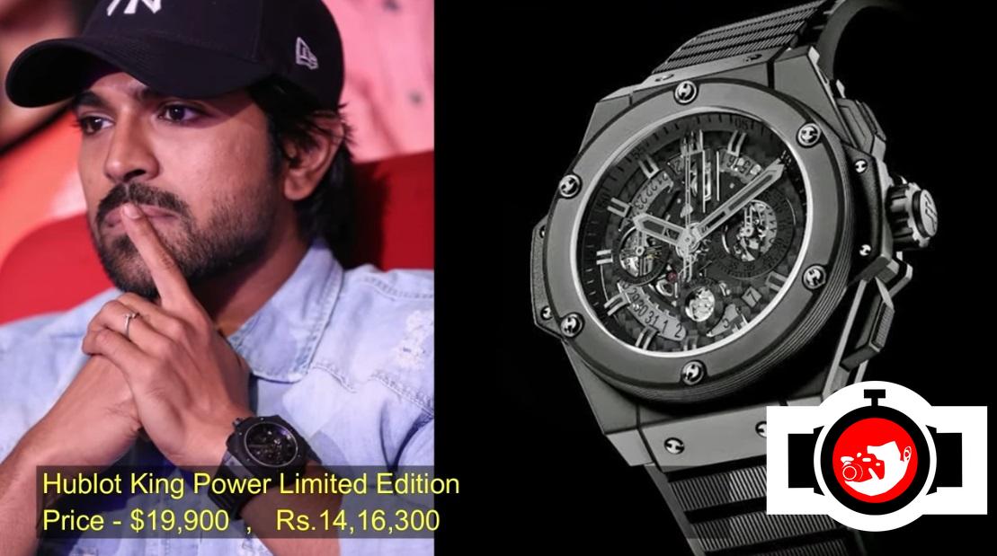 actor Ram Charan spotted wearing a Hublot 