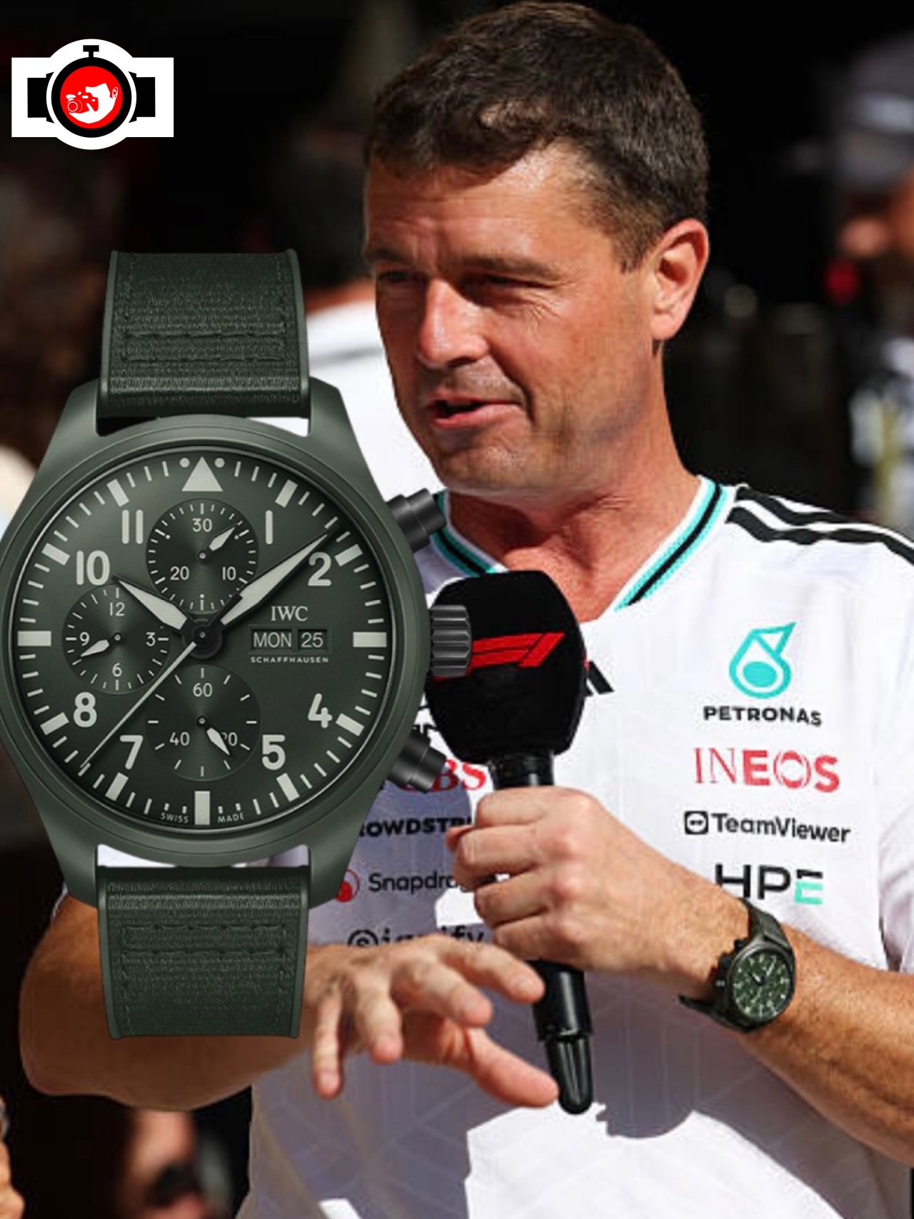 astronaut Reid Wiseman spotted wearing a IWC IW389101