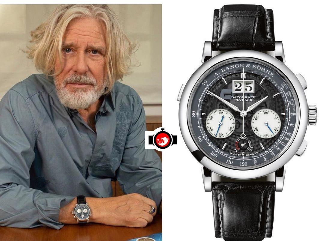 musician Adam Clayton spotted wearing a A. Lange & Söhne 405.034