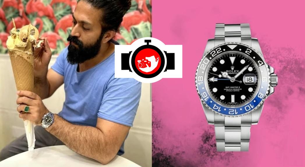 actor Yash spotted wearing a Rolex 