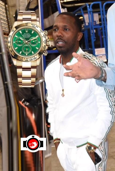 business man Rich Paul spotted wearing a Rolex 