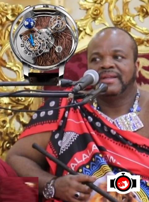 royal Mswati Iii spotted wearing a Jacob & Co 