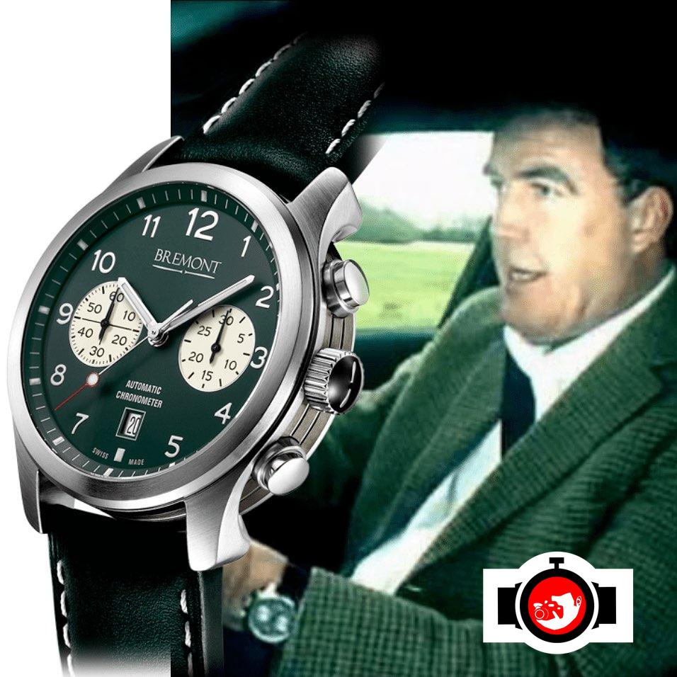 television presenter Jeremy Clarkson spotted wearing a Bremont ALT1-C GN