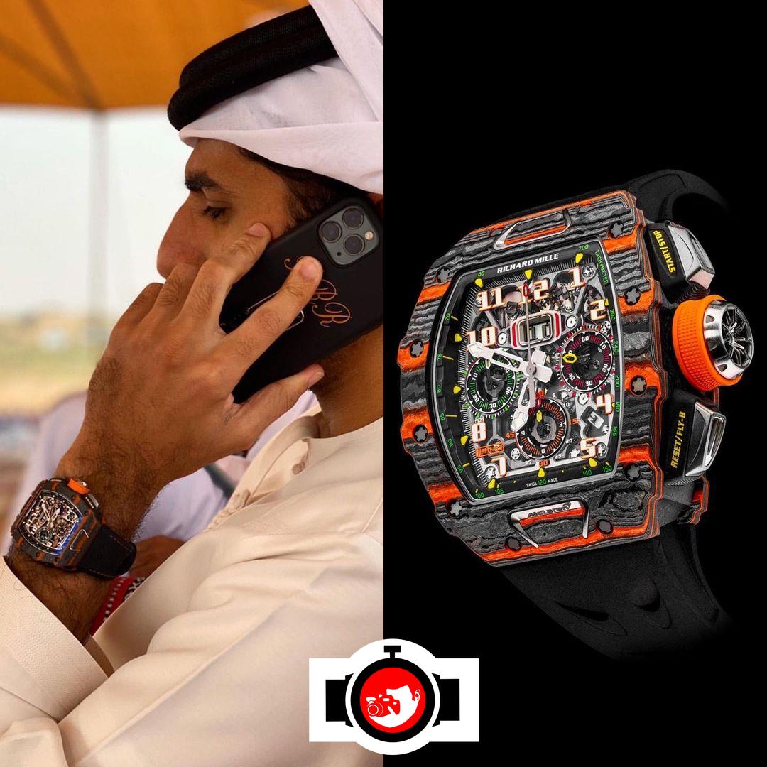 royal Rashid Bin Humaid Al Nuaimi spotted wearing a Richard Mille RM11-03