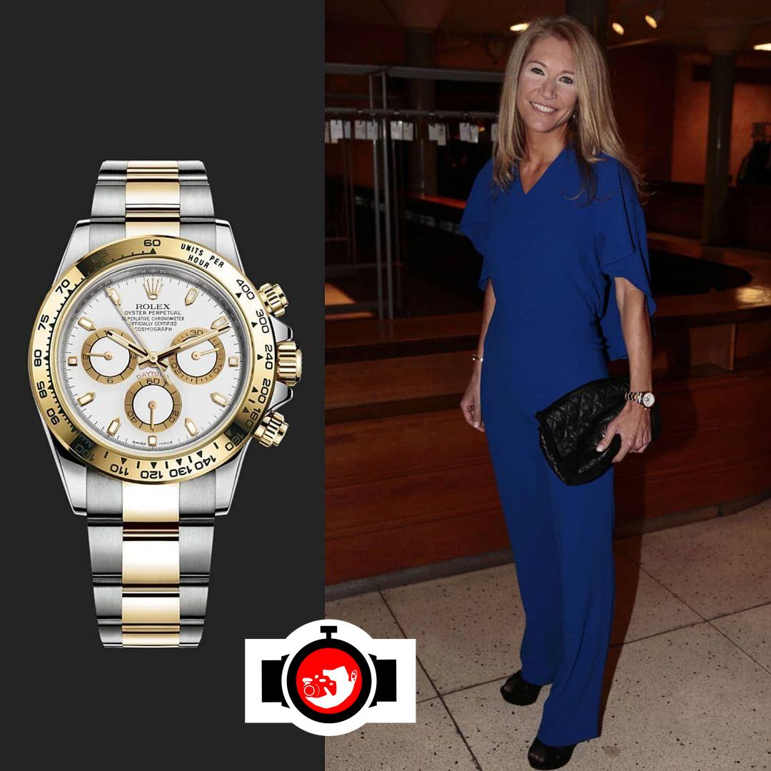 politician Julie Brodtkorb spotted wearing a Rolex 116503