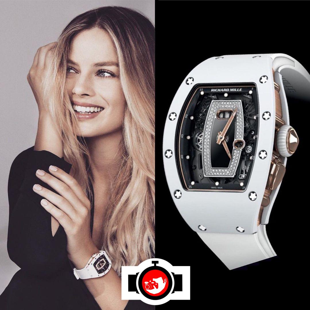 actor Margot Robbie spotted wearing a Richard Mille 