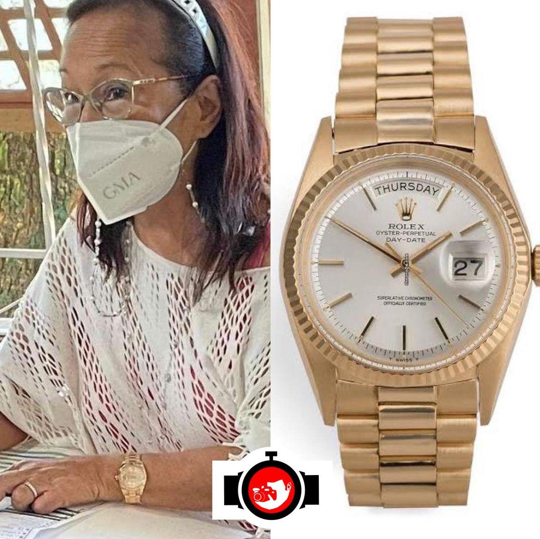 politician Gloria Macapagal Arroyo GMA spotted wearing a Rolex 