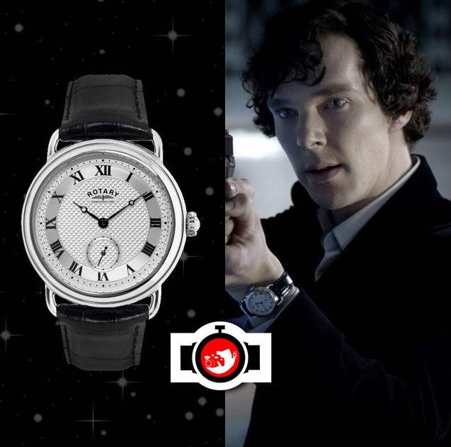 actor Benedict Cumberbatch spotted wearing a Rotary GS02424/21