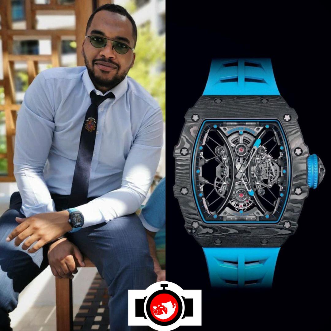 business man Oweis Zahran spotted wearing a Richard Mille RM 53-01