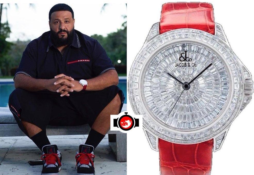 DJ Khaled's Watch Collection: The Stunning White Gold Jacob & Co Royal Factory Set with 380 Baguette Cut Diamonds