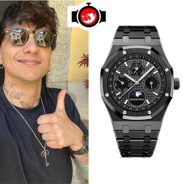 singer Ultimo spotted wearing a Audemars Piguet 26579CE