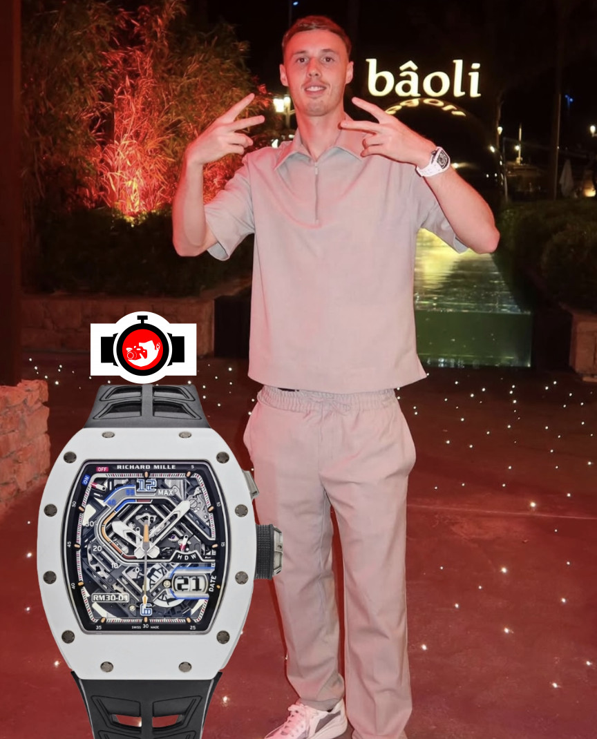 footballer Cole Palmer spotted wearing a Richard Mille RM 030-01